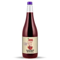 6 X 1 Liter Granatapfel Direktsaft Aus Kernpressung