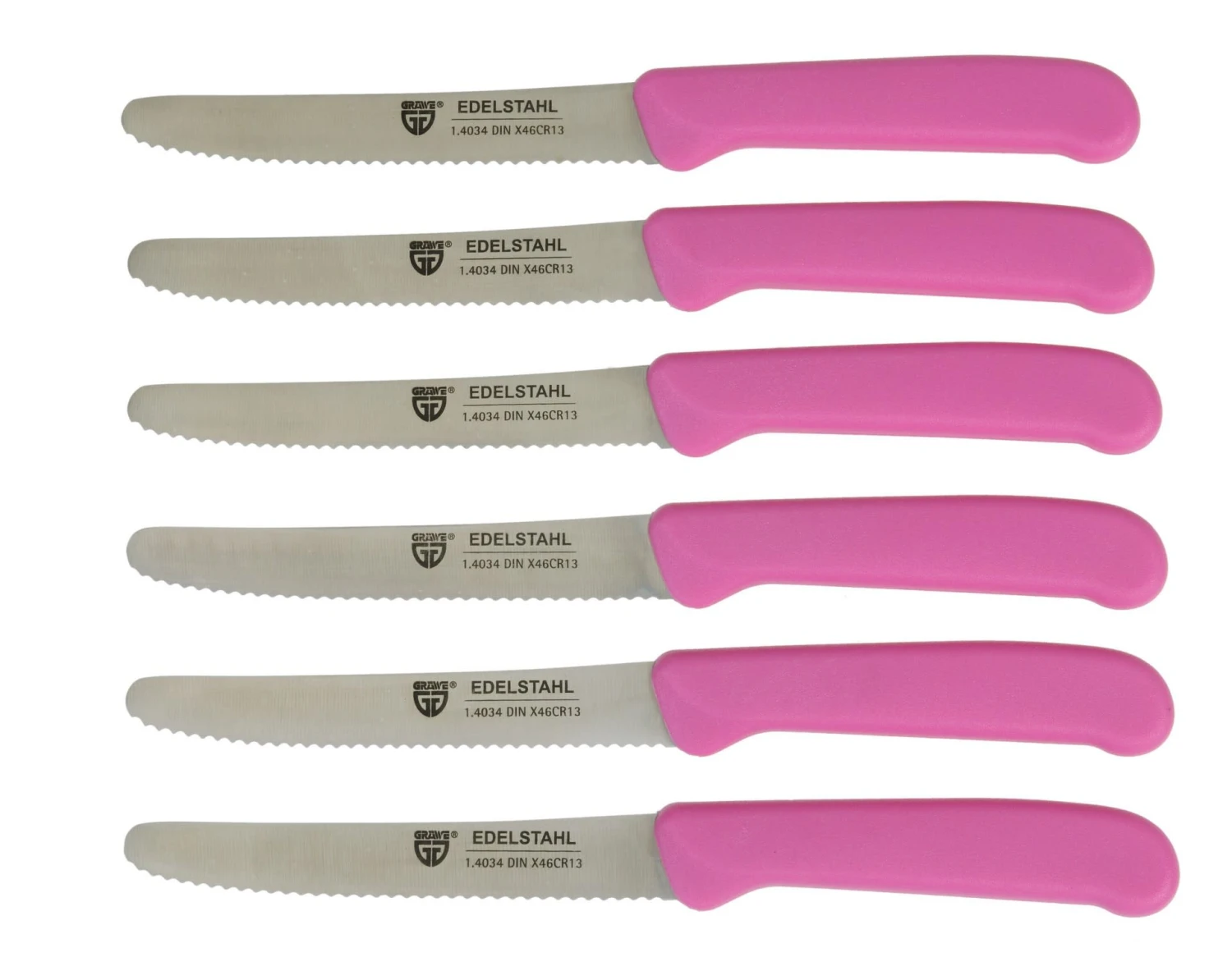 Brötchen- Frühstücksmesser In Pink 3 Brötchen- Frühstücksmesser In Pink