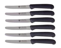 Brötchen- Frühstücksmesser In Schwarz