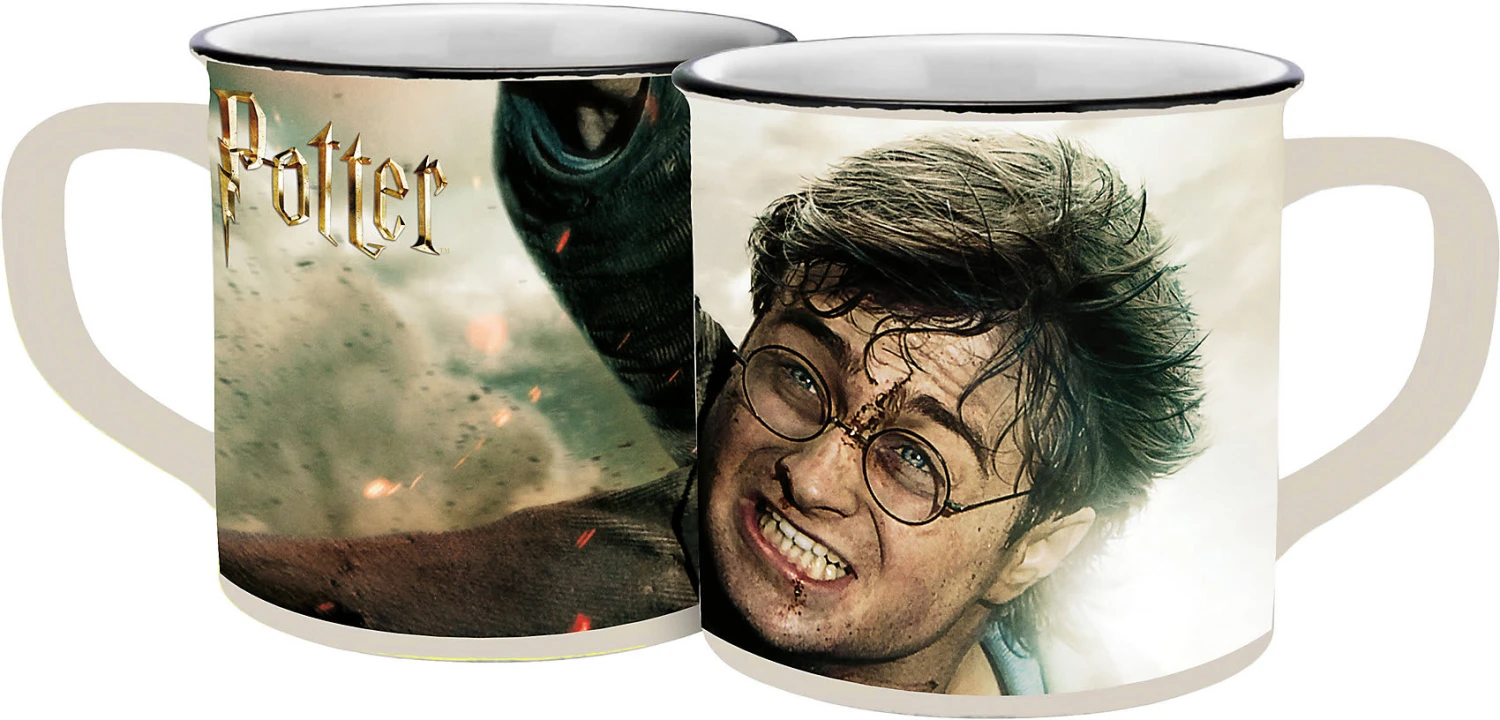 Harry Potter Tasse Keramik Deathly Hallows Emaille-Optik, 300 Ml 3 Harry Potter Tasse Keramik Deathly Hallows Emaille-Optik, 300 Ml