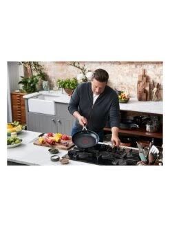 Edelstahl-Wokpfanne "Jamie Oliver Kitchen Essentials" - Ø 28 Cm -Küchenzubehör jamie oliver edelstahl wokpfanne jamie oliver kitchen essentials o 28 cm 3