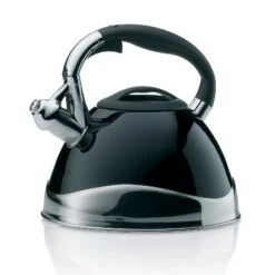 Wasserkessel Varus In Schwarz, H 21,5 Cm / Ø 22 Cm