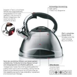 Wasserkessel Varus In Schwarz, H 21,5 Cm / Ø 22 Cm -Küchenzubehör kela wasserkessel varus in schwarz h 21 5 cm o 22 cm 4