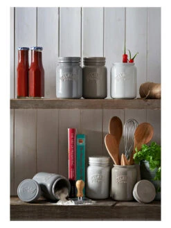 Kilner Vorratsglas In Hellgrau - 600 Ml -Küchenzubehör kilner vorratsglas in hellgrau 600 ml 3