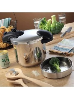 Edelstahl-Schnellkochtopf - 8 L -Küchenzubehör kitchen move edelstahl schnellkochtopf 8 l 1