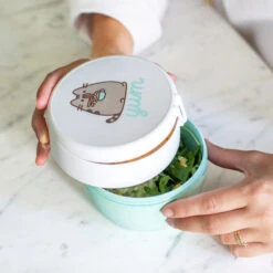 Koziol BENTOBOX M PUSHEEN YUM - Bentobox In Organic Turquoise Pusheen -Küchenzubehör koziol bentobox m pusheen yum bentobox in organic turquoise pusheen 1