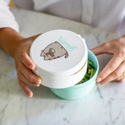 Koziol BENTOBOX M PUSHEEN YUM - Bentobox In Organic Turquoise Pusheen -Küchenzubehör koziol bentobox m pusheen yum bentobox in organic turquoise pusheen 3