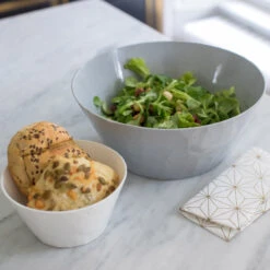 CLUB BOWL L * - Salatschale 3,5l In Organic Grey -Küchenzubehör koziol organic club bowl l salatschale 3 5l in organic grey 5