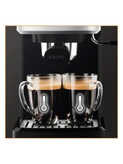 Krups Siebträger-Espressomaschinemaschine In Schwarz -Küchenzubehör krups siebtrager espressomaschinemaschine in schwarz 4