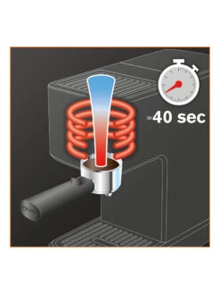 Krups Siebträger-Espressomaschinemaschine In Schwarz -Küchenzubehör krups siebtrager espressomaschinemaschine in schwarz 7