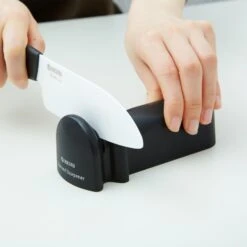 Kyocera Messerschärfer Diamant Manuell In Schwarz -Küchenzubehör kyocera messerscharfer diamant manuell in schwarz 3