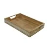 Tablett Aus Mangoholz In Braun - L: 37,5cm