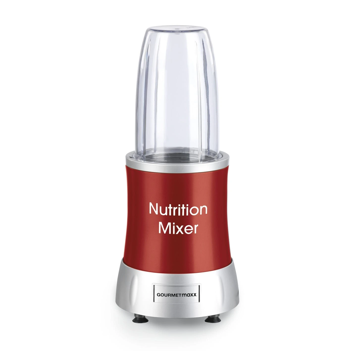 GOURMETmaxx Nutrition Mixer Deluxe - Edelstahl/rot 3 GOURMETmaxx Nutrition Mixer Deluxe - Edelstahl/rot
