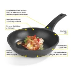 Aluguss-Pfanne In Schwarz 11 Aluguss-Pfanne In Schwarz -Küchenzubehör n8werk aluguss pfanne in schwarz 2