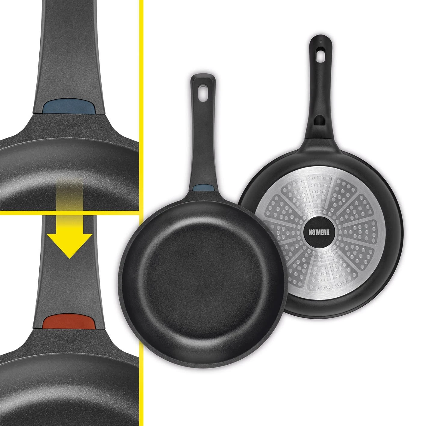 Aluguss-Pfanne In Schwarz 7 Aluguss-Pfanne In Schwarz – Bild 5