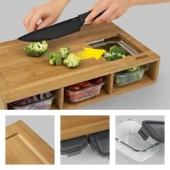 Schneidebrett Bambus Küchenbrett Set Holz Brett Auffangschalen Frischhaltedosen 11 Schneidebrett Bambus Küchenbrett Set Holz Brett Auffangschalen Frischhaltedosen -Küchenzubehör n8werk schneidebrett bambus kuchenbrett set holz brett auffangschalen frischhaltedosen 3