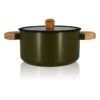 2tlg. Topf-Set "Ector" In Khaki - Ø 24 Cm -Küchenzubehör ogo living 2tlg topf set ector in khaki o 24 cm