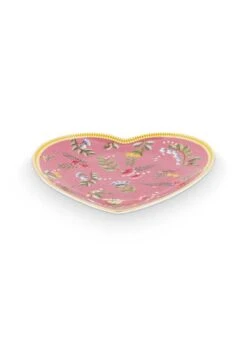 Pip Studio 2er-set: Geschirr "Heart Shape Plates La Majorelle" In Rosa (D) 21.5cm -Küchenzubehör pip studio 2er set geschirr heart shape plates la majorelle in rosa d 21 5cm 5
