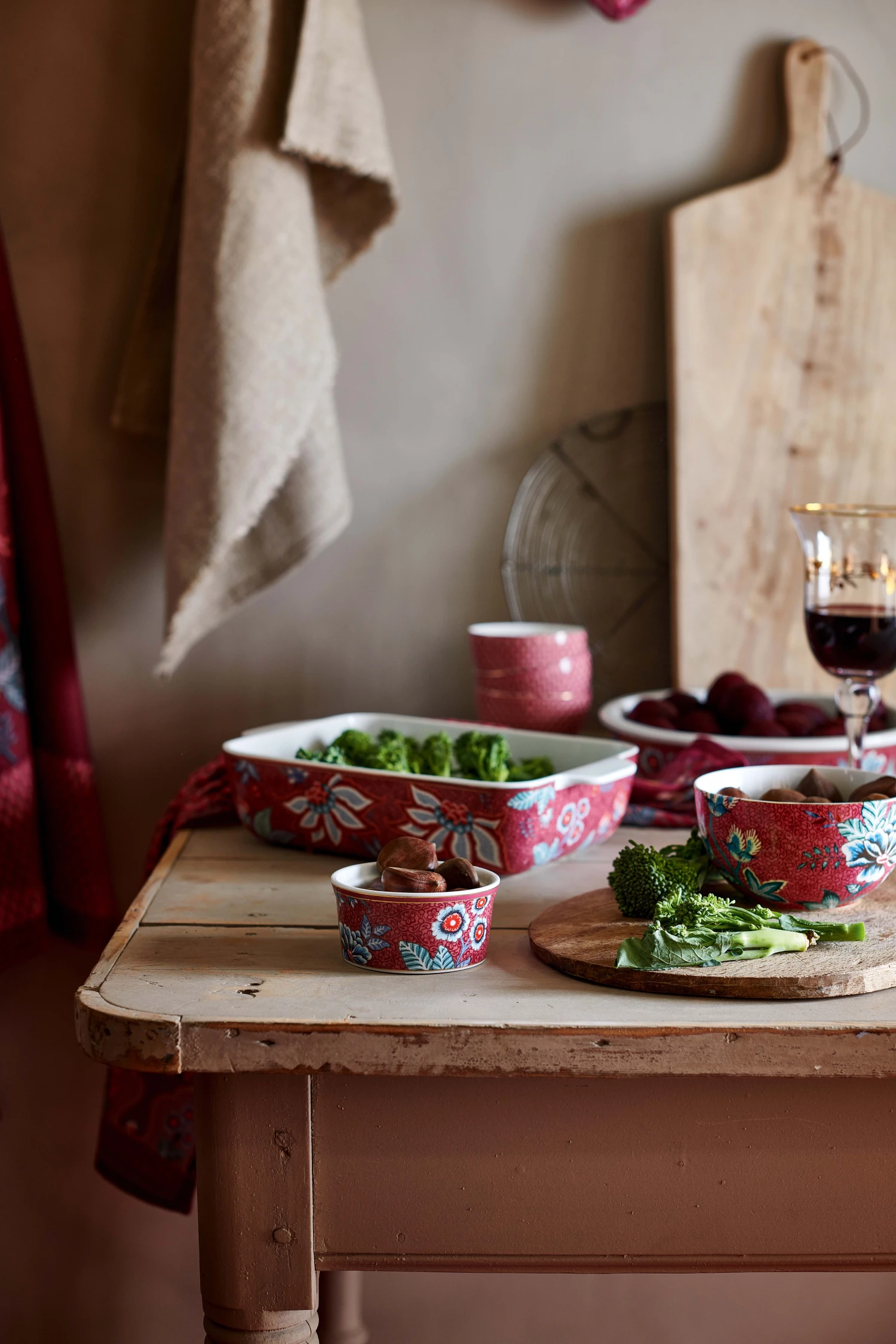 Pip Studio Auflaufformen "Flower Festival" In Rosa - (L) 27.5 X (B) 18.5 X (H) 6.5cm 6 Pip Studio Auflaufformen "Flower Festival" In Rosa - (L) 27.5 X (B) 18.5 X (H) 6.5cm – Bild 4