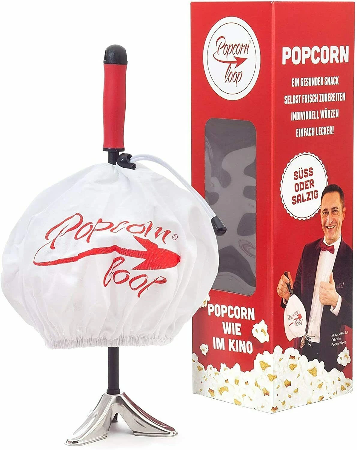 Popcornloop Popcornmaschine Für Salziges- Und Süßes Popcorn 3 Popcornloop Popcornmaschine Für Salziges- Und Süßes Popcorn