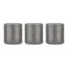 ACCENTS Vorratsdosen, 3er Set, Anthrazit, 750 Ml -Küchenzubehör priceandkensington accents vorratsdosen 3er set anthrazit 750 ml