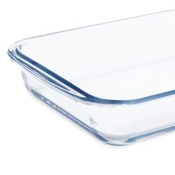 2-tlg. Auflaufform Set In Transparent -Küchenzubehör relaxdays 2 tlg auflaufform set in transparent 5