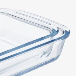 2-tlg. Auflaufform Set In Transparent -Küchenzubehör relaxdays 2 tlg auflaufform set in transparent 6