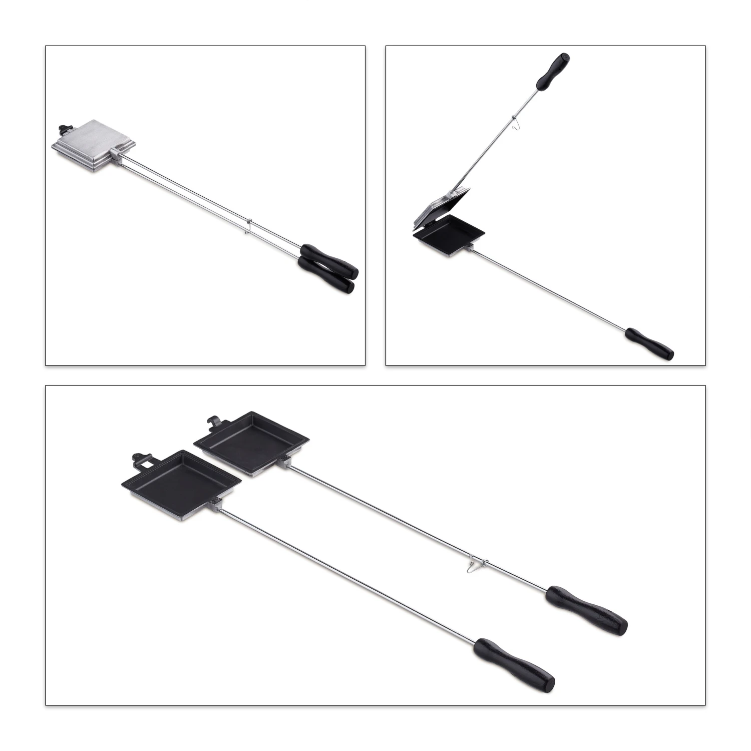 2 X Sandwicheisen In Silber 8 2 X Sandwicheisen In Silber – Bild 6