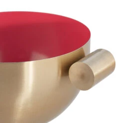 2 X Servierschüssel In Gold/ Rot -Küchenzubehör relaxdays 2 x servierschussel in gold rot 5