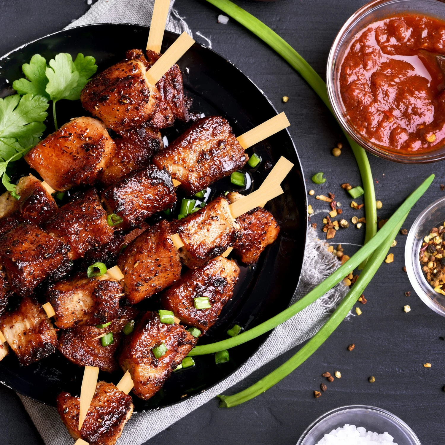 250er-Set: Schaschlikspieße In Natur 4 250er-Set: Schaschlikspieße In Natur – Bild 2