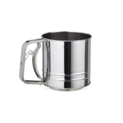 2x Mehlsieb In Silber