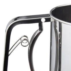 2x Mehlsieb In Silber -Küchenzubehör relaxdays 2x mehlsieb in silber 6