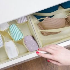 4 Tlg. Unterwäsche Organizer In Hellgrau -Küchenzubehör relaxdays 4 tlg unterwasche organizer in hellgrau 4