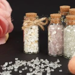 480x Glasfläschchen In Transparent -Küchenzubehör relaxdays 480x glasflaschchen in transparent 2