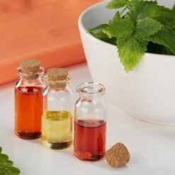 480x Glasfläschchen In Transparent -Küchenzubehör relaxdays 480x glasflaschchen in transparent 4