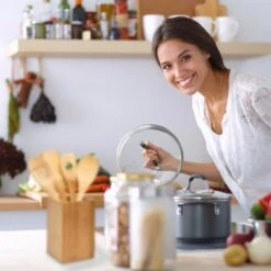 5-tlg. Kochlöffelset - (L)30 Cm -Küchenzubehör relaxdays 5 tlg kochloffelset l 30 cm 2