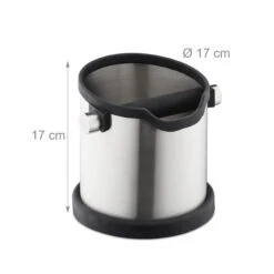 Abklopfbehälter In Silber -Küchenzubehör relaxdays abklopfbehalter in silber 3