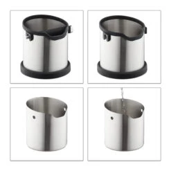 Abklopfbehälter In Silber -Küchenzubehör relaxdays abklopfbehalter in silber 4