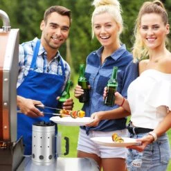 Anzündkamin In Silber - (H)27 X Ø 16 Cm -Küchenzubehör relaxdays anzundkamin in silber h 27 x o 16 cm 2