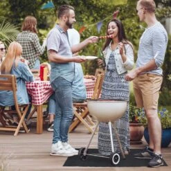 Bodenschutzmatte In Anthrazit - (B)150 X (T)100 -Küchenzubehör relaxdays bodenschutzmatte in anthrazit b 150 x t 100 2