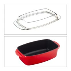 Bräter Mit Deckel In Rot