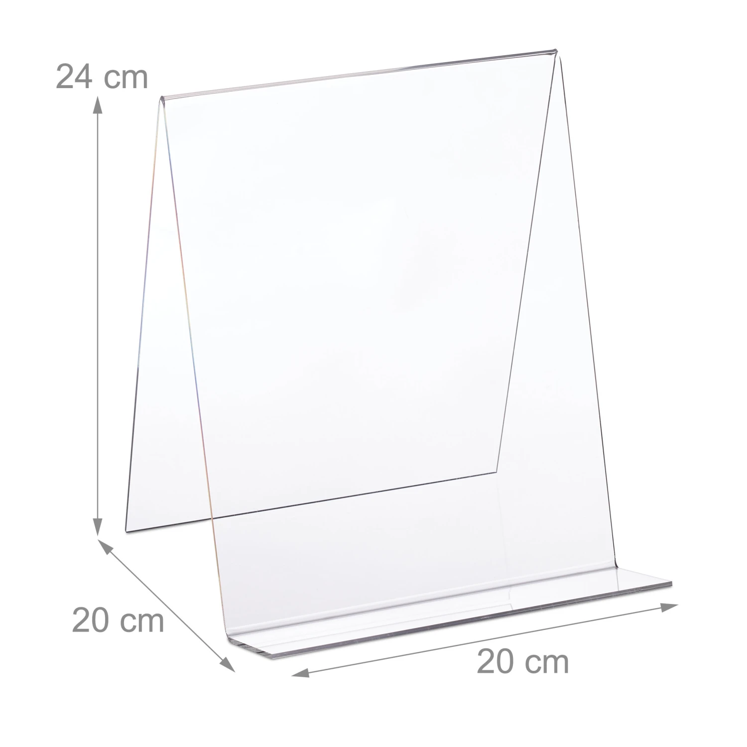 Buchaufsteller In Transparent A4 - (B)20x (H)24 X (T)20 Cm 6 Buchaufsteller In Transparent A4 - (B)20x (H)24 X (T)20 Cm – Bild 4