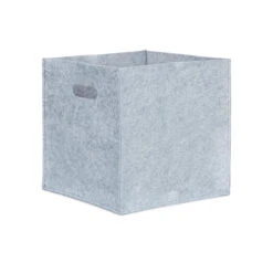 Filzkorb In Grau - (B)30 X (H)30 X (T)30 Cm