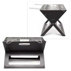 Klappgrill In Schwarz - (B)30 X (H)30,5 X (T)45,5 Cm -Küchenzubehör relaxdays klappgrill in schwarz b 30 x h 30 5 x t 45 5 cm 1