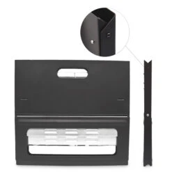 Klappgrill In Schwarz - (B)30 X (H)30,5 X (T)45,5 Cm -Küchenzubehör relaxdays klappgrill in schwarz b 30 x h 30 5 x t 45 5 cm 3