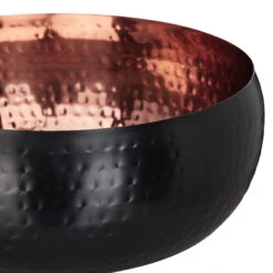Servierschüssel In Schwarz/ Kupfer - (H)10 X Ø 25 Cm -Küchenzubehör relaxdays servierschussel in schwarz kupfer h 10 x o 25 cm 5
