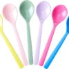 Rice Löffel, Kurzer Stiel, 6 Stück In Verschiedenen Farben 2 Rice Löffel, Kurzer Stiel, 6 Stück In Verschiedenen Farben -Küchenzubehör rice loffel kurzer stiel 6 stuck in verschiedenen farben