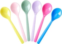 Rice Löffel, Kurzer Stiel, 6 Stück In Verschiedenen Farben