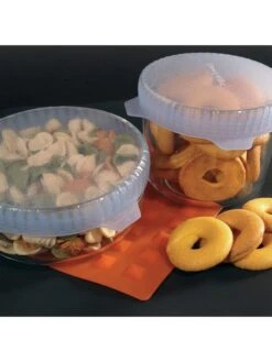 Silikomart Silikon-Frischhaltedeckel In Transparent - Ø 21 Cm -Küchenzubehör silikomart silikon frischhaltedeckel in transparent o 21 cm 2