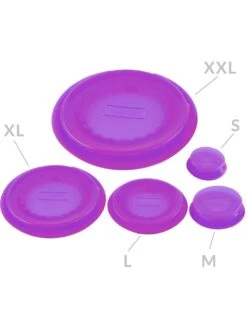 Silikomart Silikon-Frischhaltedeckel "L" In Lila - Ø 8 Cm